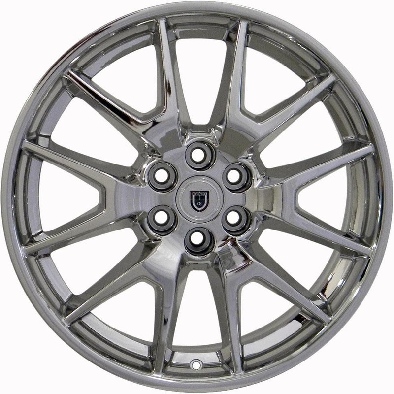 Roues OE CA12 Chrome - 20x8 - Motif de boulons 6x120 - Déport 53 — Roues et jantes