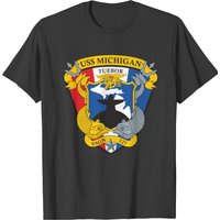 T-shirt Uss Michigan Ssgn-727 pour hommes — T-shirts pour hommes
