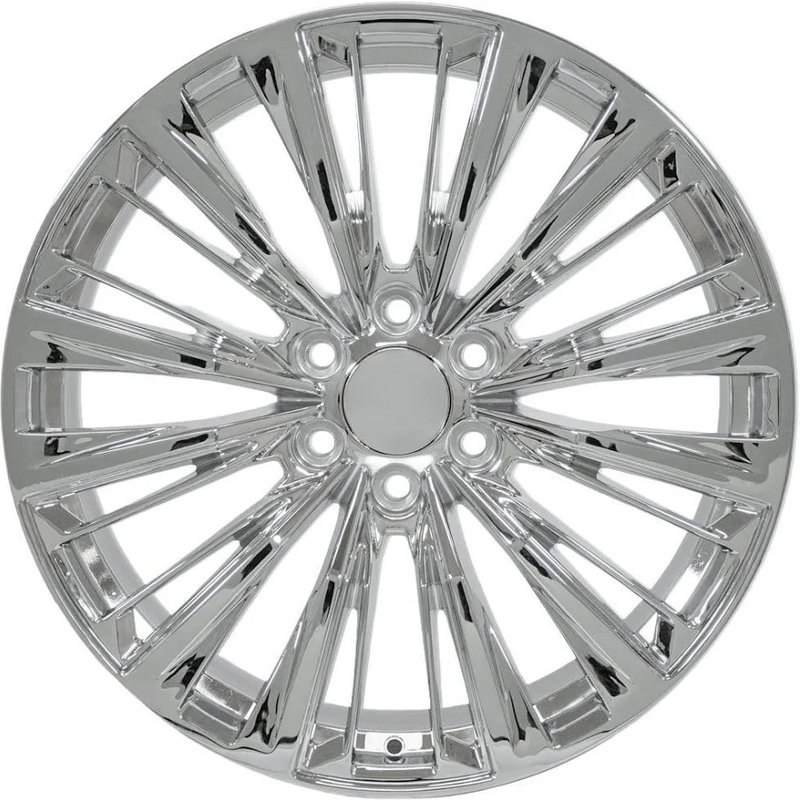 OE CA93 Chrome Wheels - 22x9 Size, 6x139.7 Bolt Pattern — Wheels & Rims