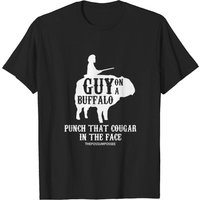 Hoodie Guy On A Buffalo - T-shirt drôle Possum Possee pour hommes