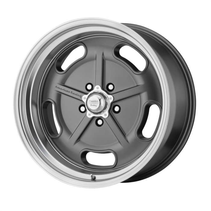 American Racing Vintage VN511 Salt Flat MAG Gray Wheels 20X8 0mm Offset 5X114.3 BP — Wheels & Rims