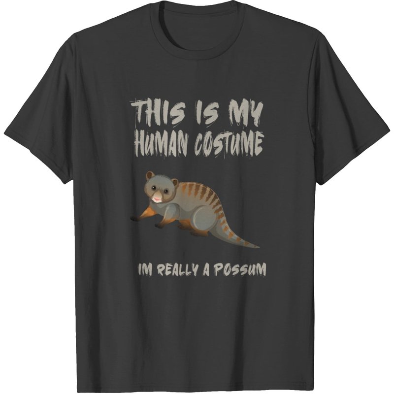 This Is My Human Costume Je Suis Vraiment Un Opossum T-shirt pour Hommes — T-shirts pour hommes