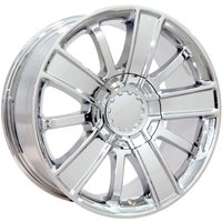 Roues OE CV77 Chrome - 20x9 - Motif de boulons 6x139.7 - Déport 27 — Roues et jantes