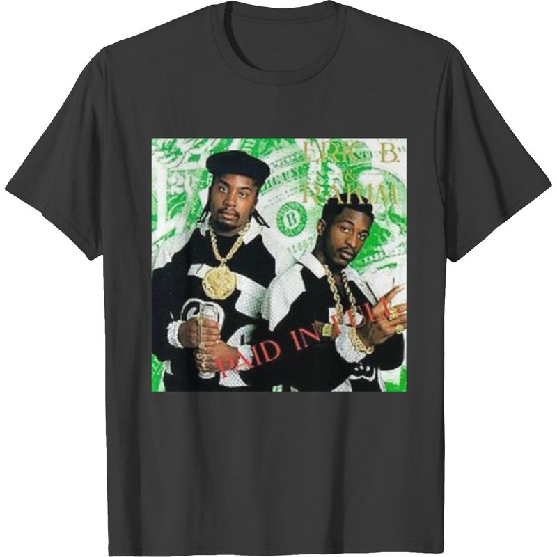 T-shirt Paid In Full pour hommes en noir — T-shirts pour hommes