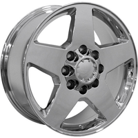 Roues OE CV91 Chrome - 20x8.5 - Motif de boulon 8x165.1 — Roues et jantes