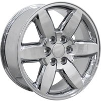 OE CV94 Chrome Wheels 20x8.5 6x139.7 Bolt Pattern 31 Offset — Wheels & Rims