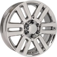 Roues OE TY10 Chrome - Taille 20x7, Motif de boulons 6x139.7