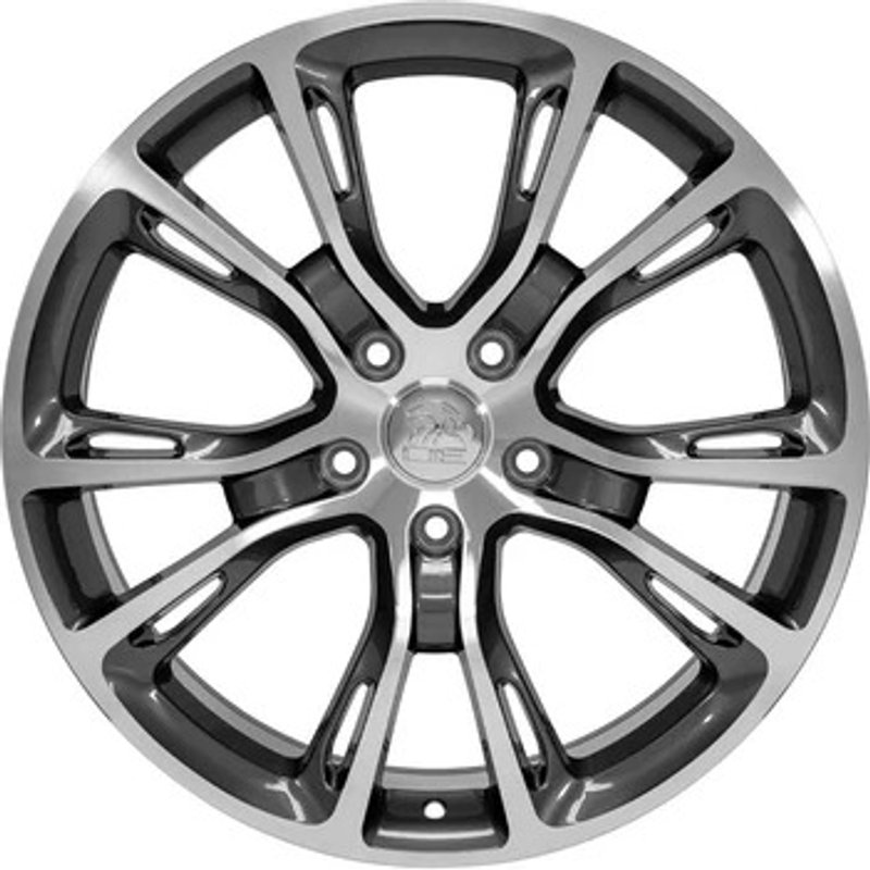 Roues OE JP16 Gloss Gunmetal Machined - 20x8.5 - 5x127 - 38 Offset — Roues et jantes