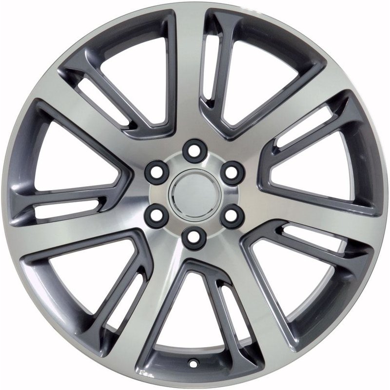 OE CA88 Gunmetal Machined Wheels - 22x9 - 6x139.7 Bolt Pattern — Wheels & Rims