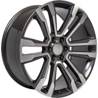 Roues OE CV44 Hyper Black Machined - 22x9 - 6x139.7 - 24 Offset