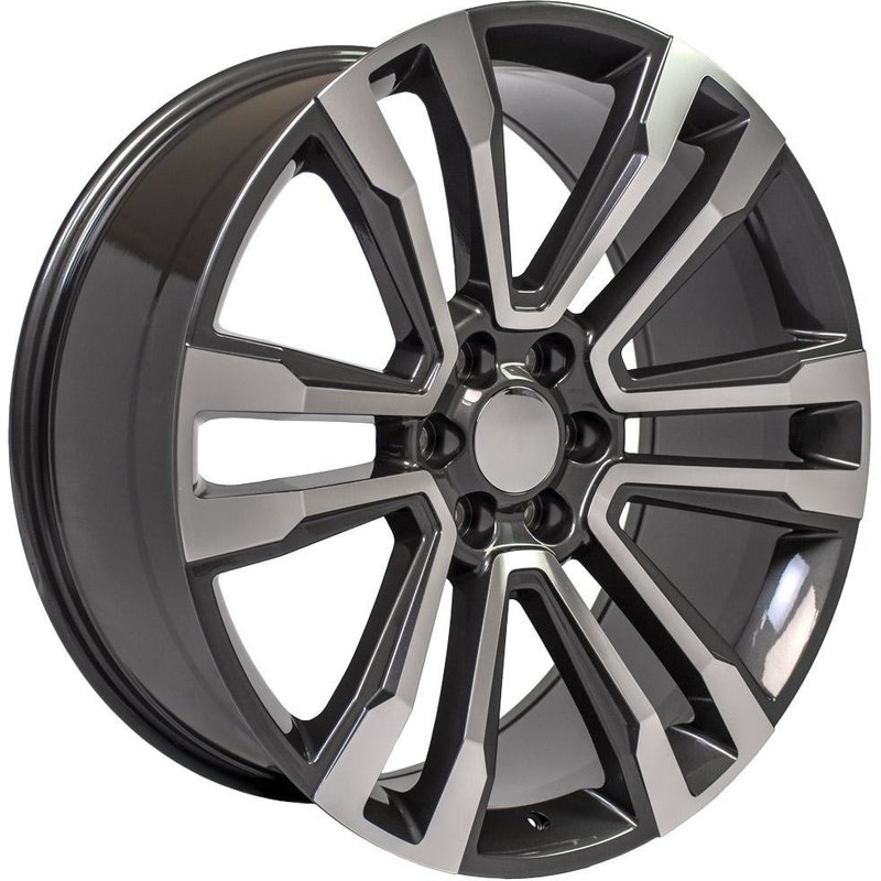 OE Wheel CV44 Hyper Black Machined - 22x9 - 6x139.7 - 24 Offset — Wheels & Rims