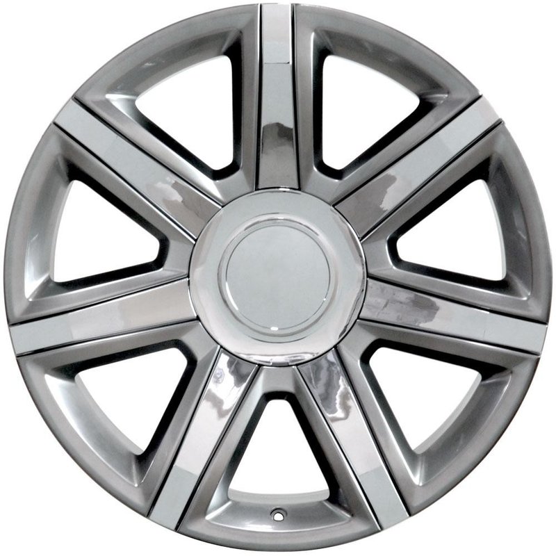 OE CA87 Hyper Silver Wheels - 22x9, 6x139.7 Bolt Pattern — Wheels & Rims