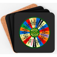 Wheel of Fortune Logo Coaster — Coasters & Placemats