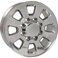 Roues OE CV75 Polished 18x8 8x165.1 Motif de boulons 12 déport
