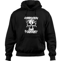 Hoodie Unisexe Logo Old School de Corrosion Of Conformity — Sweats à capuche pour hommes