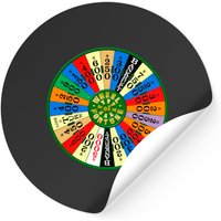 Autocollant Logo de La Roue de la Fortune — Autocollants et stickers