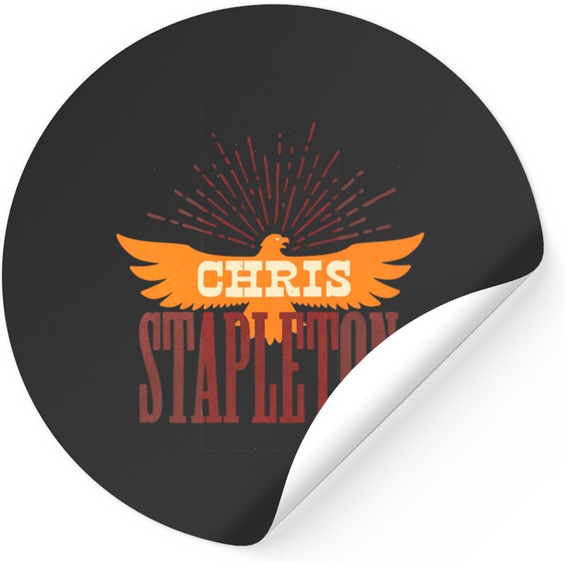 Chris Stapleton Essential Stickers for Black Theme — Stickers & Decals