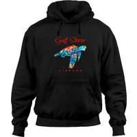 Hoodie unisexe Tortue de Mer Aquarelle de Gulf Shores Alabama