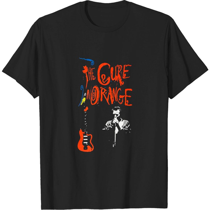 T-shirt The Cure In Orange pour hommes — T-shirts pour hommes