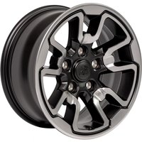 Roues OE DG55 Poli avec Inlay Peint - 17x8 - 5x139.7 — Roues et jantes