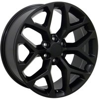 Roues OE CV98 Noir Satiné - 20x9 - Motif de Boulons 6x139.7