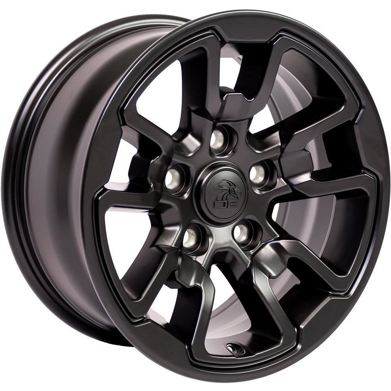 Roues OE DG55 Satin Black - 17x8 - Motif de boulons 5x139.7 — Roues et jantes