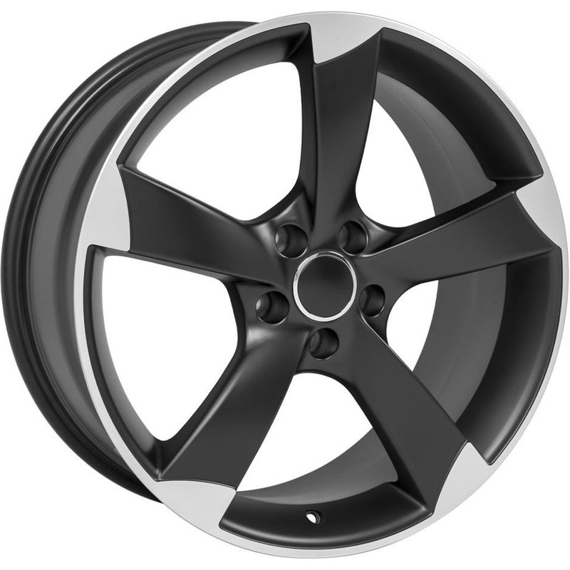 Jante OE AU29 Satin Noir Usiné - 19x8.5 - 5x112 - 35 Offset — Roues et jantes