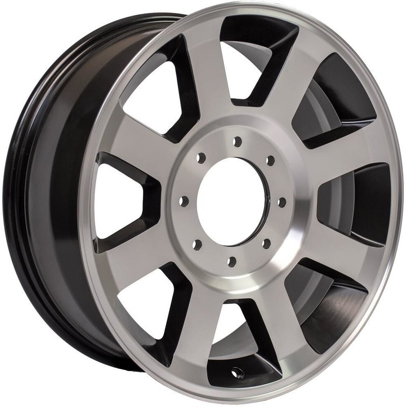 OE FR78 Satin Black Machined Wheels - 20x8 - 8x170 Bolt Pattern — Wheels & Rims