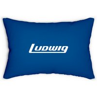 Ludwig 70s Logo Lumbar Pillow