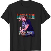 T-shirt pour hommes Jason Aldean en noir