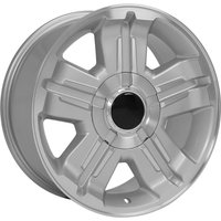 OE CV88 Silver Machined Wheels - 18x8 - 6x139.7 Bolt Pattern — Wheels & Rims