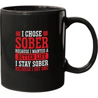 Mug Sober For Better Life Sobriety Sober AF AA Sponsor