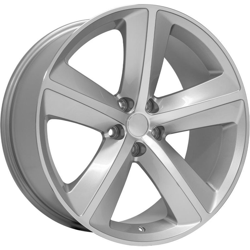 OE DG05 Silver Machined Wheels - 20x9 - 5x115 Bolt Pattern — Wheels & Rims
