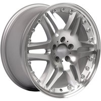 OE MB09 Silver Machined Wheels - 18x8.5 - 5x112 - 35 Offset — Wheels & Rims