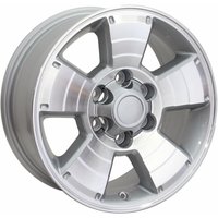OE TY09 Silver Machined Wheels - 17x7.5 - 6x139.7 Bolt Pattern