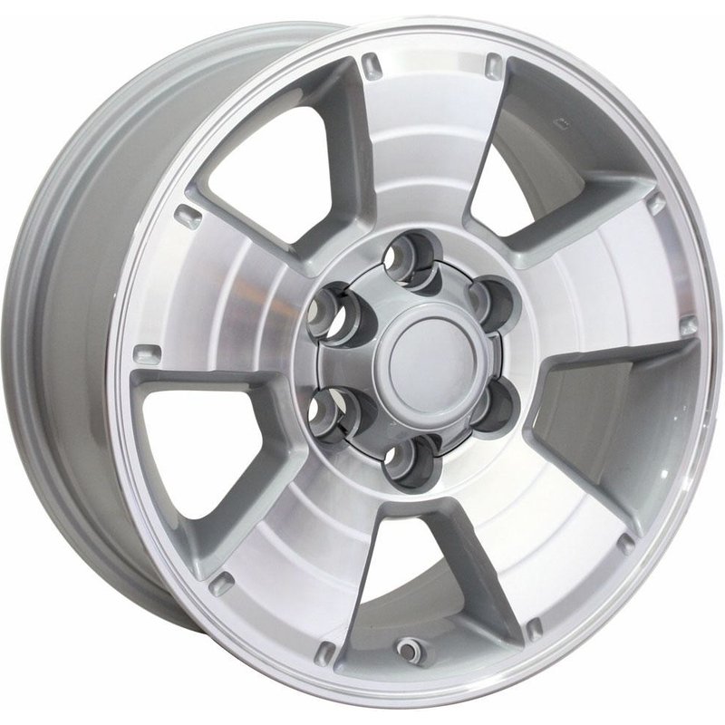 OE TY09 Silver Machined Wheels - 17x7.5 - 6x139.7 Bolt Pattern — Wheels & Rims