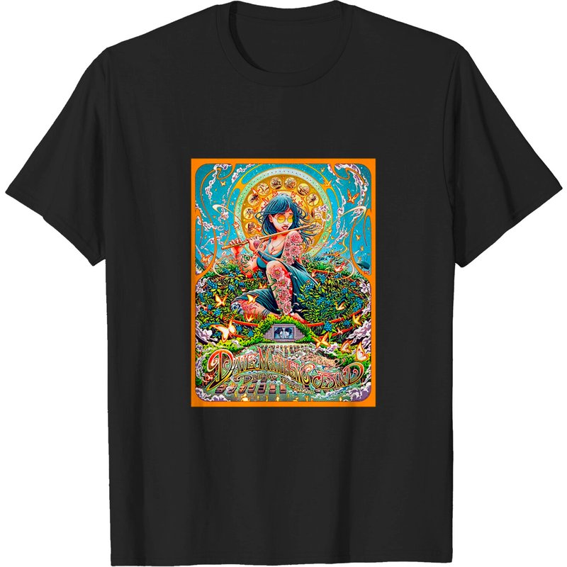 T-shirt pour hommes de Dave Matthews Band en noir — T-shirts pour hommes
