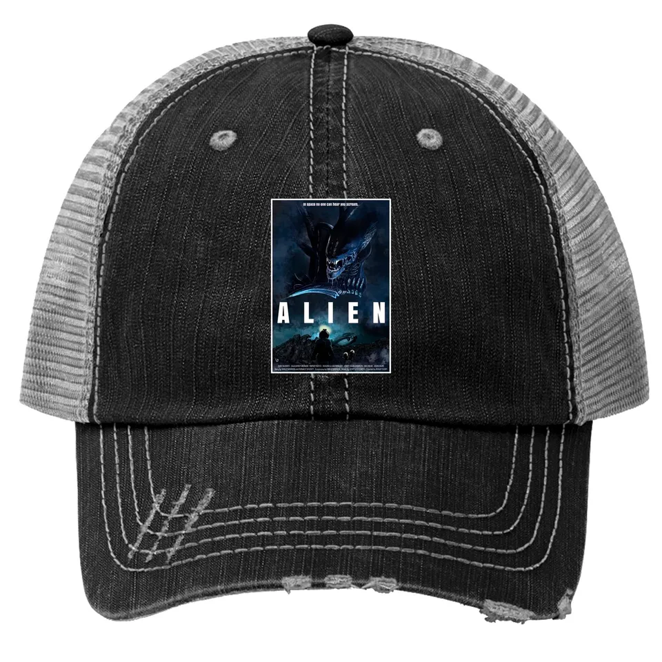 Casquette Trucker Alien - Casquette Unisexe au Look Vintage