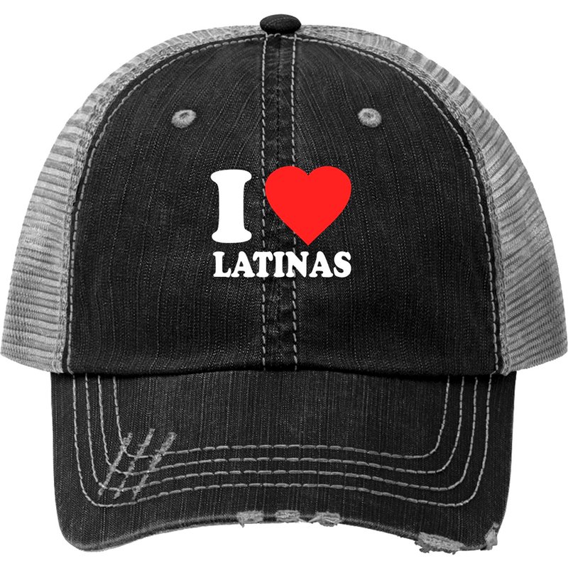 Casquette Trucker I Love Latinas - Design Unisexe Cool