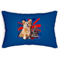 Queen Elizabeth II Platinum Jubilee Lumbar Pillows — Decorative Cushions