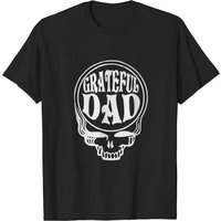 Grateful Dad T-Shirt for Men in Black