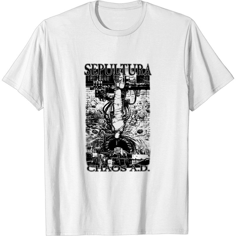 T-Shirt Sepultura Chaos AD pour hommes — T-shirts pour hommes