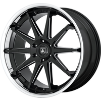 Asanti Black ABL-29 Emperor Gloss Black Mill Wheel 24x10 — Wheels & Rims