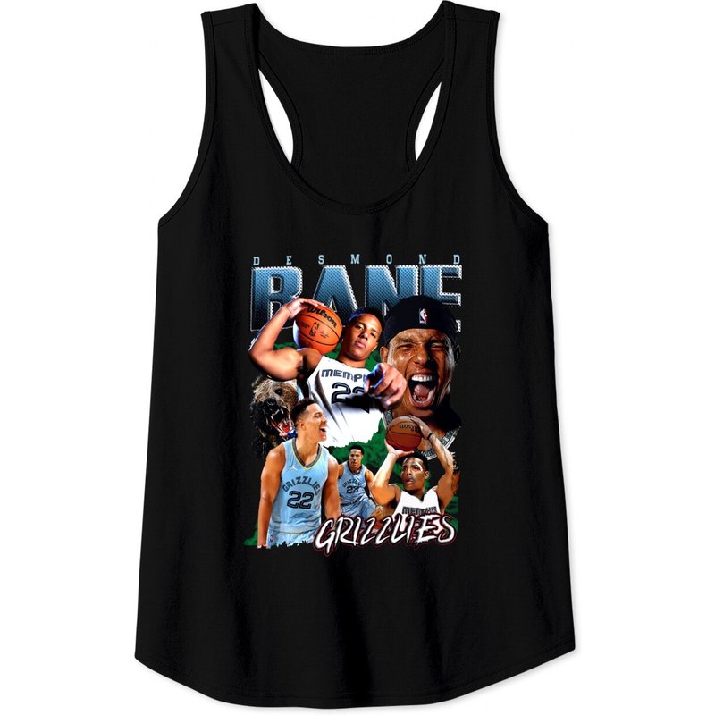 Débardeurs Vintage Graphiques Desmond Bane pour Hommes | Memphis Grizzlies — T-shirts pour hommes