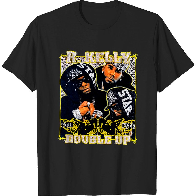 T-shirt R.Kelly 2007-2008 Double Up Tour pour hommes