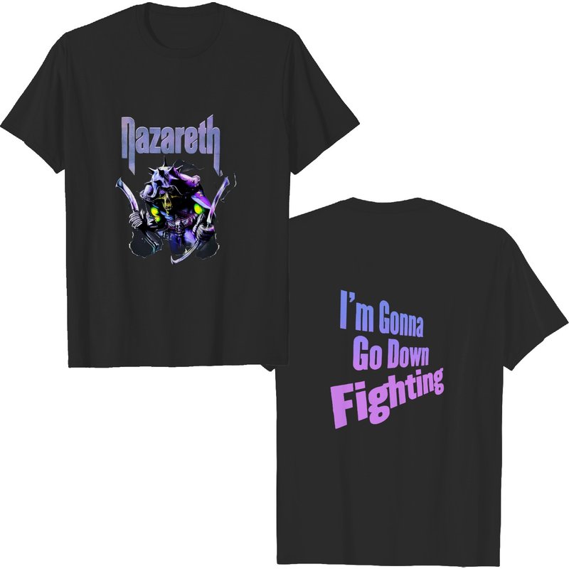 T-shirt Nazareth pour hommes - XL - Noir double face — T-shirts pour hommes