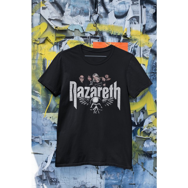T-Shirt Nazareth pour Hommes en Noir