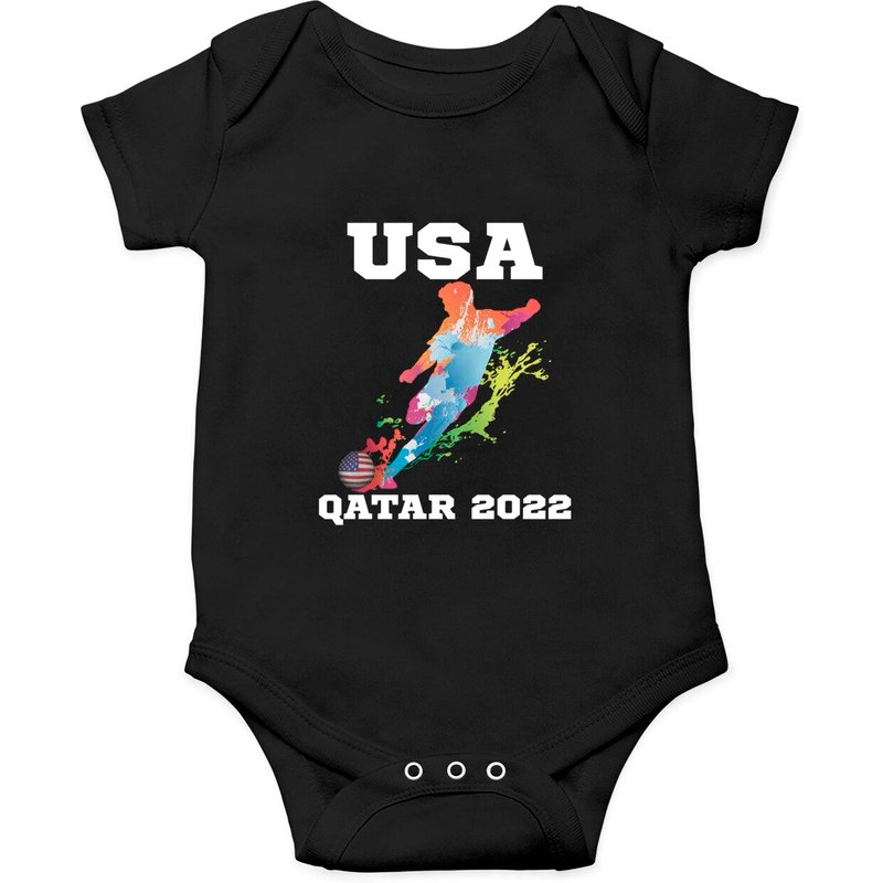 Ensemble de body USA Coupe du Monde 2022 - Marchandise de soccer — Bodys bébé