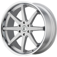 Asanti Black ABL-32 Kaiser Brushed Silver Wheel 22x9.5 6x139.7