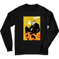 T-shirt à manches longues Sanji pour unisexe en noir